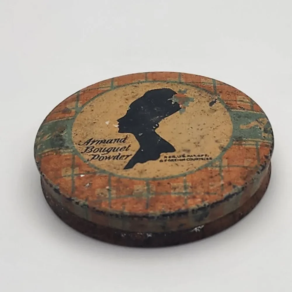 Vintage Empty Armand Bouquet Complexion Powder Tin